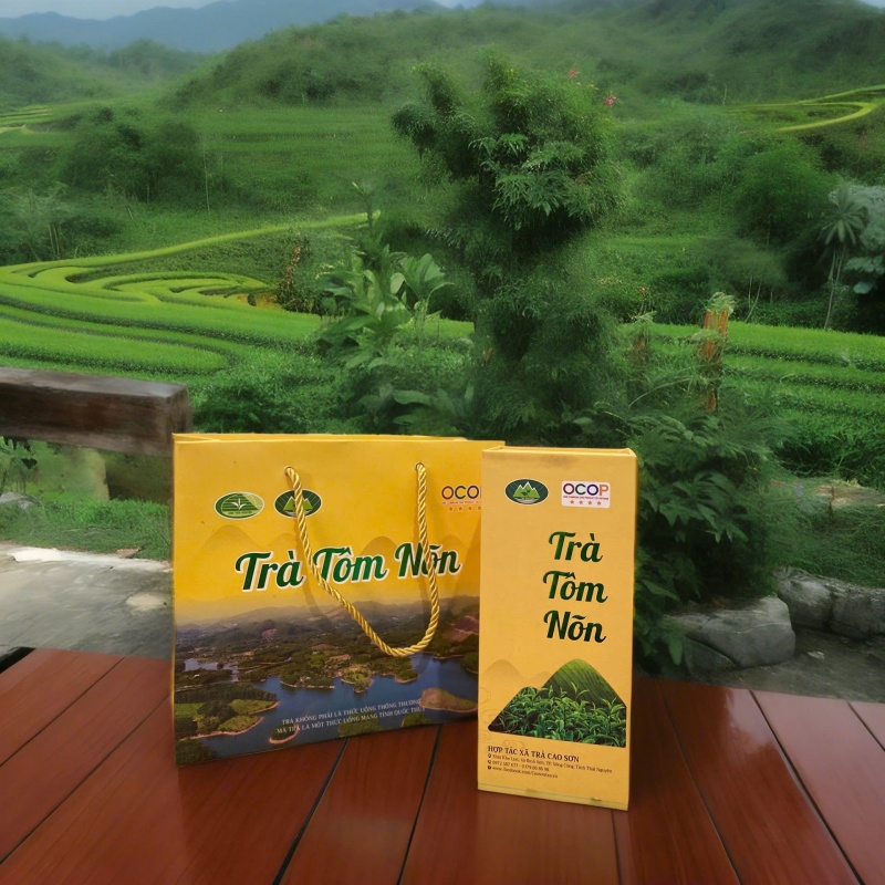 Hộp Trà Tôm Nõn Trà Cao Sơn